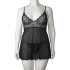 NORTIE Basil Sort Babydoll Sæt Plus Size Produktbillede 4