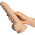 Willie City Realistisk Silexpan® Dildo med Sugekop 24 cm Produktbillede med hånd 50