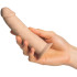 Willie City Realistisk Silexpan® Dildo med Sugekop 15,4 cm Produktbillede med hånd 51