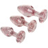 baseks Pink Glitter Butt Plug Sæt Produktbillede 2