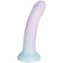 baseks Playful Pink Gradient Silikone Dildo 18 cm Produktbillede 1