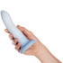 Sinful Gradient Lyseblå Dildo 18 cm Produktbillede med hånd 50