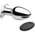 Master Series Chrome Blast Stor Fjernbetjent Butt Plug Produktbillede 2