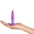 A-Play Groovy Berry Butt Plug 10,8 cm Produktbillede med hånd 50