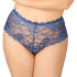 Nortie Evening-Promise Night Blue Højtaljet Hipster Plus Size Produktbillede på model 0