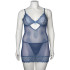 Nortie Morning Glory Chemise Sæt Night Blue Plus Size Produktbillede 5