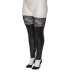 NORTIE Fetish Wetlook Selvsiddende Strømper Plus Size Produktbillede 5