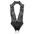 Abierta Fina Sort Halterneck Body Produktbillede 3