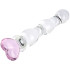 baseks Heart Beaded Glas Dildo Produktbillede 3