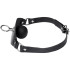Black Label Super Læder Ball Gag med O-Ring Produktbillede 3