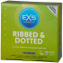 EXS Ribbed & Dotted Kondomer 12 stk Emballagebillede 1