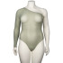 NORTIE Araceae One Sleeve Bodystocking Plus Size Produktbillede 4