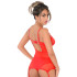 Daring Intimates Rød Blonde Corsage med G-Streng Produktbillede 2