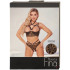 Abierta Fina Sort og Guldfarvet Half Cup Blonde Bh Sæt Emballagebillede 90