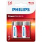 Philips LR14 C Alkaline Batterier 2 stk  1