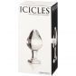 Icicles No 25 Glas Buttplug billede af emballagen 90