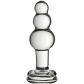 Icicles No 47 Glas Buttplug Med Kugler billede af emballagen 2