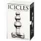 Icicles No 47 Glas Buttplug Med Kugler billede af emballagen 90