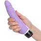 Seven Creations Vandtæt Silikone Dildo Vibrator Lilla håndbillede 50