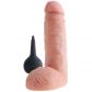 King Cock Realistisk Sprøjte Dildo 20 cm