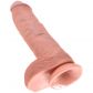 King Cock Realistisk Dildo med Kugler 25 cm