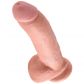 King Cock Realistisk Dildo med Kugler 23 cm