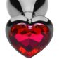 Master Series Crimson Tied Scarlet Heart Anal Plug  2