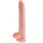 King Cock Realistisk Dildo med Kugler 35 cm