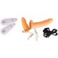 You2toys Realistisk Fjernbetjent Strap-on Duo  2