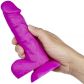 Baseks Realistisk Silikone Dildo med Sugekop Small Hånd