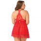 Seven til Midnight High Bed of Roses Babydoll Sæt Plus Size  2