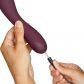 Amaysin Pleasure G-punkts Vibrator Opladelig Produktbillede med hånd 51