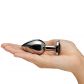 Sinful Black Jewel Stål Butt Plug Medium  50