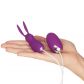 Baseks Bunny Tickler og Vibrator Æg med Fjernbetjening håndbillede 50