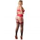 Cottelli Half Cup BH Sæt Rød Plus Size  2