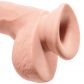 NEW - King Cock Plus Realistisk Dildo med Kugler 23 cm billede af emballagen 3