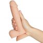 Willie City Luxe Realistisk Silikone Dildo 20 cm håndbillede 50