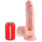King Cock Plus Triple Density Swinging Balls Dildo 25 cm produktbillede 3