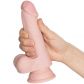 King Cock Plus Triple Density Dildo med Kugler 20 cm håndbillede 50