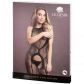 Le Desir Halterneck Leopard Bodystocking  90