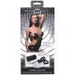 Master Series Kinky Clutch Sort Bondage Sæt med Opbevaringstaske  90