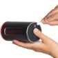 LELO F1S V2 Red Pleasure Console Masturbator Produktbillede med hånd 51