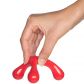 Baseks Rød Body Massager Produktbillede med hånd 51