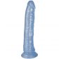 Baseks Glitter Blå Dildo 20,5 cm Produktbillede 1