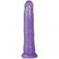 Baseks Lilla Glitter Dildo 20,5 cm Produktbillede 2