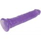 Baseks Lilla Glitter Dildo 20,5 cm Produktbillede 3