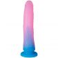Baseks Gradient Glitter Large Blå Dildo 22,5 cm Produktbillede 2
