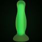 Baseks Glow in the Dark Gul Medium Anal Dildo Stemningsbillede 4