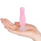 Baseks Selvlysende Small Anal Dildo Produktbillede med hånd 50