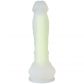 Baseks Glow in the Dark Gul Dildo 21,5 cm Produktbillede 2